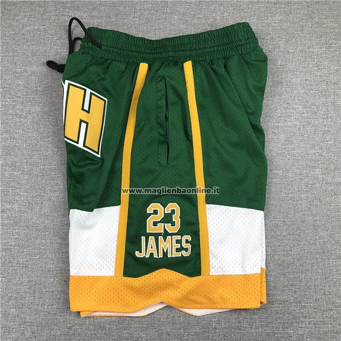 Pantaloncini St. vincent-st. mary LeBron James Verde